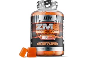 IRON LABS NUTRITION ZM6 – High Strength Zinc and Magnesium Gummies – 100 Vegan Gummies (Orange Flavour) – Supplement for Men and Women - Zinc Citrate and Magnesium Citrate