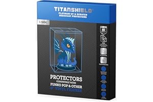 TitanShield 10 pezzi, 0,5 mm, compatibili con Funko UV e resistente ai graffi POP!