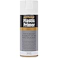 Rust-Oleum AE0030003E8 400ml Plastic Primer Spray Paint-White, 400 ml (Pack of 1)