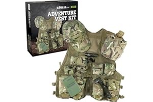 Kombat UK Kids Adventure Gilet BTP Set, Multicolore