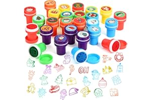Kesote Stempel Kinder 26 Stempel Weihnachten Stempelset Geschenk Set Mitgebsel Party Deko