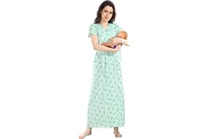 AV2 Women's Cotton Floral Maxi Nighty