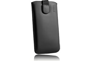 mumbi ECHT Ledertasche für Samsung Galaxy S7 Tasche Leder Etui (Lasche mit Rückzugfunktion Ausziehhilfe)