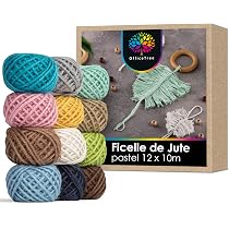Ficelle De Jute Naturel 2mm - 6 Paquets De 20m (total 120m) - Pour Jardinage, Emballage, DIY, Décoration - 5