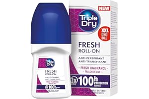 Triple Dry Women | Fresh Fragrance Anti-Perspirant Roll On 50ml | 100-Hour Protection Against Excessive Sweating | Fights Odour | Triple Active Formula | Clinically Proven | Female