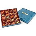 REEMAS GOURMET Dates Stuffed Dried Fruit & Nuts (Hazelnut Pecan Cashew Orange Ginger) 20 Pcs- All Natural Celebration Gift Box- Healthy Sweet- Vegan Premium Medjool Mabroom