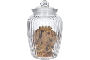 KITCHENCRAFT Kitchen Craft Home Made-Barattolo grande di vetro, 2,2 litri circa, colore transparente (1 pezzo)