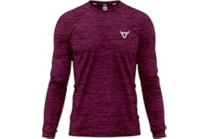 TORO ACTIVA Mens T Shirt Quick Dry Light Weight Soft Moisture Wicking Active Plain Full Sleeve Athletic Shirts Workout Top S/2XL