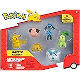 Pok&eacute;mon Savaş Fig&uuml;r&uuml; 6 Paketi - 2 İn&ccedil; Pikachu, Joltik, Galarian Darumaka, Riolu, Chikorita ve Cleffa Savaş Fig&uuml;rleri &Ouml;zellikl