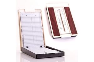 LUKRA Répertoire téléphonique rétro de style années 70 avec loupe coulissant A-Z et effet bois pouvant contenir jusqu'à 400 numéros de téléphone