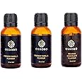 Ossoro French Vanilla, Belgian Chocolate And Butterscotch Flavour Combo (Pack Of 3) 30Ml Each/ Glass Bottle, No Preservatives