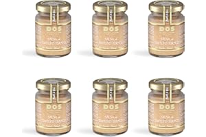 D.O.S. SPECIALITÀ AL TARTUFO SINCE 1940 DOS Tartufi - Sauce à la Truffe Blanche 80g x 6 | Artisanale et Authentique | Saveurs Naturelles | Idéale pour Bruschetta, Plats, Œufs et Légumes |