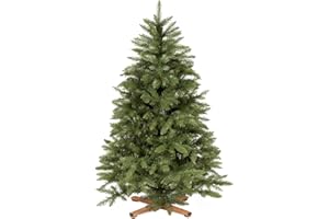 Royal Trees Sztuczna choinka 180 cm – skandynawski świerk sztuczny, gęsta choinka z 624 końcówkami, naturalnie wyglądające duże drzewko świerkowe, w zestawie ze stabilnym drewnianym stojakiem i torbą