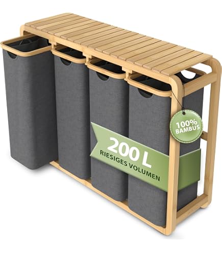 Ikea SALUDING Wschekorb, 50 l, handgemachter Bambus : Amazon.de: Kche,  Haushalt & Wohnen
