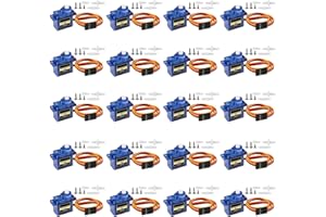 ALLOMN 20 PCS Micro Servo Aereo Servo Elicottero Servo Airplane Servo Ambizione Alta SG90 9G Mini Micro Servo per RC Elicottero Aereo Veicolo per Auto Modelli di Barca