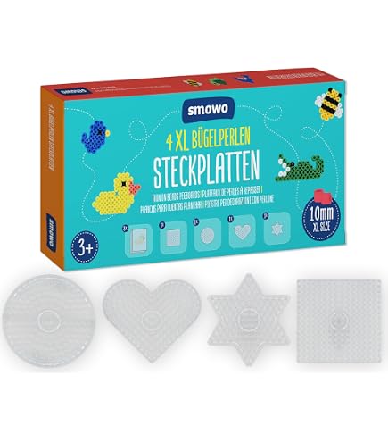Hama Iron-on Bead Boards Maxi - Heart And Star Thimble Toys