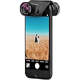 Olloclip Core - Objektivset für Apple iPhone 7/8 und 7 Plus/ 8 Plus, inklusive Mikrofasertuch und Objektivdeckel