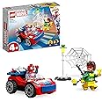 LEGO Marvel L’Auto di Spider-Man e Doc Ock, Giocattolo di Spidey e i Suoi Fantastici Amici, Giochi per Bambini dai 4 Anni con