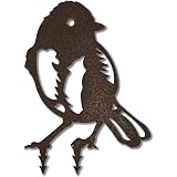 ARTTEC Edelstahl-Deko: Vogel & Kleiber Für Garten Und Wohnung