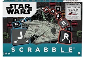Mattel Games HBN60 - Juego de Mesa de Scrabble Star Wars, Juegos Familiares y Juegos de Palabras, a Partir de 10 años