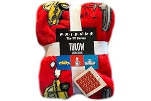 Primark Licensed FRIENDS The TV Series Super Soft Throw Blanket 120cm x 150cm