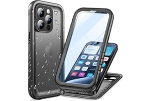 Cozycase Funda para iPhone 15 Pro Impermeable Antigolpes - 360 Grado Completa/Militar/Integral Resistente Carcasa 15pro Agua Sumergible Acuatica Estanca Antipolvo Waterproof con Protector Camara