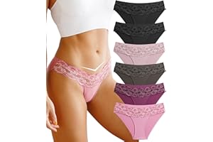 BeReady Seamless Slips Damen Spitze Unterhosen Frauen Nahtlose Weiche Stretch Atmungsaktiver Hipster No Show Unsichtbar Unterwäsche Mehrpack
