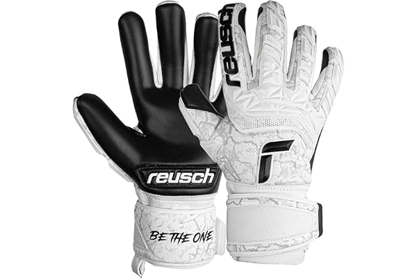Reusch Attrakt Freegel Infinity, Gants de Gardien de But Unisexes avec Coutures intérieures et revêtement antidérapant, pour Gazon synthétique, pour Hommes