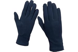 MAPIMANIA - Guanti Donna invernali in caldo pannetto realizzati interamente in Italia, Guanti eleganti termici per lavoro e sport, Sottoguanti caldi