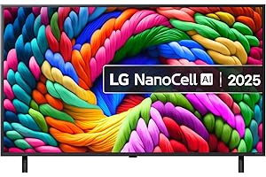 LG 50NANO90A6B 50-Inch NANO AI 4K Smart TV (webOS 25 Platform with AI Concierge, alpha 7 AI Processor 4K Gen8, Game Optimiser & ALLM, 60Hz) [Model 2025] [Energy Class F]