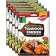Nimkish Tandoori Chicken Masala Pack of 5 (60g each), Ready to Cook Spice Mix, Easy 3 Step Recipe, Instant Premix