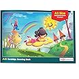 A3 Drawing Book for Artists, Kids | A3 Sketch Book| 34 White Blank Plain Pages | Soft Bound | 42 x 29.7 cm| Sketching, Colouring, Painting