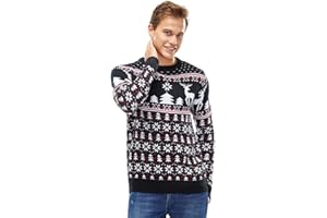 U LOOK UGLY TODAY Męski sweter bożonarodzeniowy, uniseks, nieprzyjemny sweter z dzianiny, Ugly, sweter bożonarodzeniowy, świąteczny