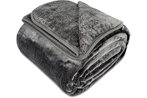 ‎GRÄFENSTAYN Gräfenstayn® Kuscheldecke Cashmere-Feeling - super weich & flauschig - Dicke & warme Fleecedecke - kuschelige Sofadecke, Wohndecke & Tagesdecke - Überwurf Decke Sofa, Couch (Anthrazit, 150x200 cm)