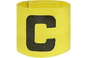 BESPORTBLE Opaska Kapitana do Piłki Nożnej - Regulowane Bransoletki Sportowe dla Młodzieży, Dzieci i Graczy Drużyn Piłkarskich