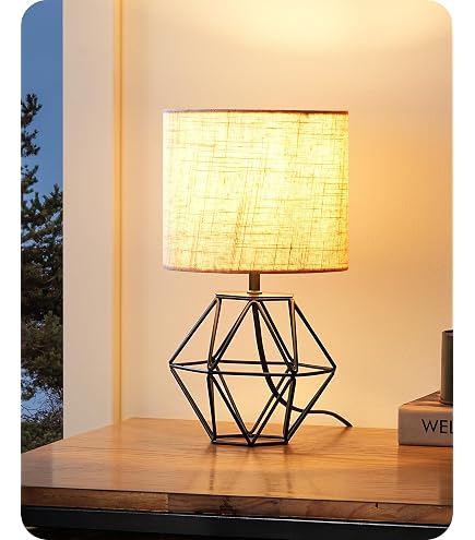 LEDKIA Tischleuchte Arawa Sulu – Rattan-Design, Ø18 Cm, Für E27 LED-Birnen, Natürliche Optik Für Wohnzimmer & Mehr