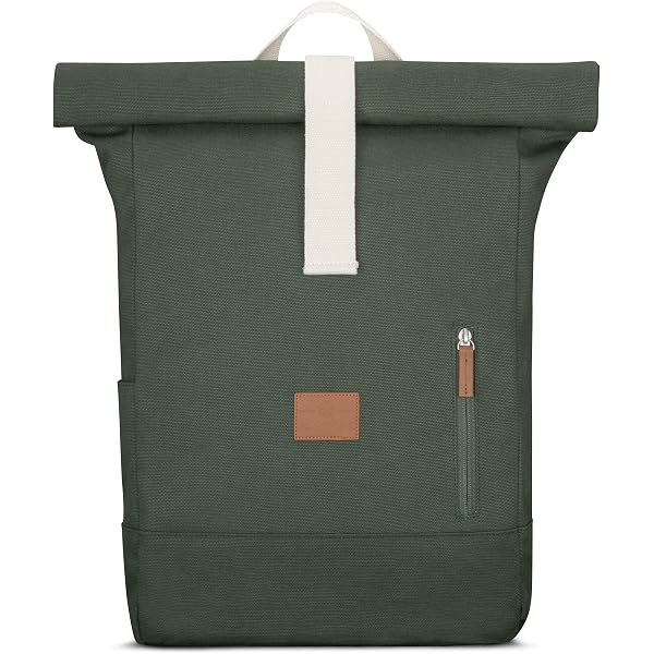 Sac à Dos AARON Rolltop 18-26L PET Recyclé – Compartiment 15 Pouces, étanche, Avec Poche AirTag