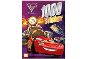 Disney Cars 3: 1000 Sticker: Mit vielen Rätseln und Malseiten für Kinder ab 4 Jahren