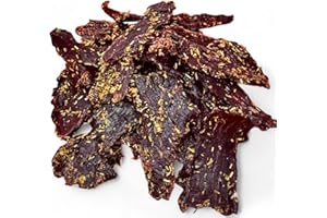 NEW BEER SNACK - Beef Jerky - Snack de Boeuf Séché - Viande Séchée Assaisonnée Aromatiquement - Cadeau Gourmand - Nourriture Humain - Tranches Boeuf, Goût Français, 500 g