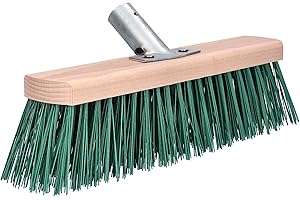 ‎TOOLSPACE ToolSpace Szczotka do zamiatania ulic i kostki brukowej Miotła Ulicówka 30 cm do Użytku na Zewnątrz Miotła Ogrodowa do Podjazdu Tarasu Chodników Podwórka Garażu Patio Werandy