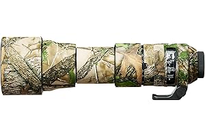 easyCover - Lens Protection Camouflage Cover - Objektivschutz - Schutz für Ihr Kameraobjektiv - Sigma 150-600mm f/5-6.3 DG OS HSM Contemporary True Timber HTC - Camouflage