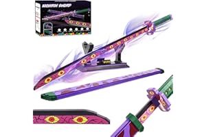 JORUMO Demon Slayer Sword Kompatibel mit Lego, 39-Zoll-Kokushibo-Schwert-Baustein mit Scheide und Ständer, handgefertigtes Cosplay-Anime-Schwert-Spielzeug-Bauset zum Sammeln und Verschenken, 789-tlg