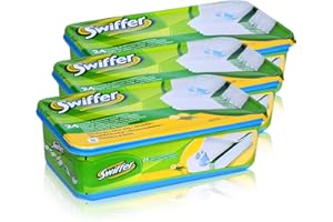 3x Swiffer Wet Wischtücher Nachfüllpackung 24 Tücher