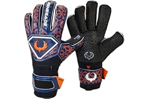 Renegade GK Triton Goalie Gloves with Microbe-Guard (Sizes 5-11, 3 Styles, Lvl 2) Pro Fingersaves | Durable 3.5+3mm Super Grip | Hard Ground GK Glove | Best Grip & Protection | Adults, Juniors, Kids
