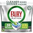Fairy Platinum All in One Dishwasher Tablets, Regular, 59 Capsules, For tough Challenges, Even Cleans Greasy Filters x4