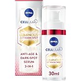 NIVEA Luminous630 Stain & Anti-Aging Serum 30 ml, Hyaluronic Acid and Collagen Trigger