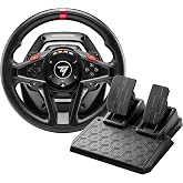 Thrustmaster T128 - PS5, PS4 ve PC Uyumlu Force Feedback Yarış Direksiyonu ve Manyetik Pedal Seti
