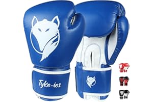Tyke-ies® Swift 14oz Boxing Gloves for Men & Women – Muay Thai Gloves, Punching Bag Gloves, Training Boxing Gloves – Sizes 10oz 12oz 14oz 16oz – Black, Blue, Red