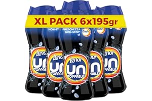 Lenor Profumatore Bucato Perle Profumate Lavatrice, Unstoppables Dash, Maxi Formato 6 x 195g, Intensificatore Di Profumo