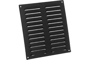 Steinberg14 Kratka wentylacyjna z blachy stalowej z ochroną przed owadami, odporna na warunki atmosferyczne, nawiewane, wylotowe, antracytowa, 260 x 280 mm